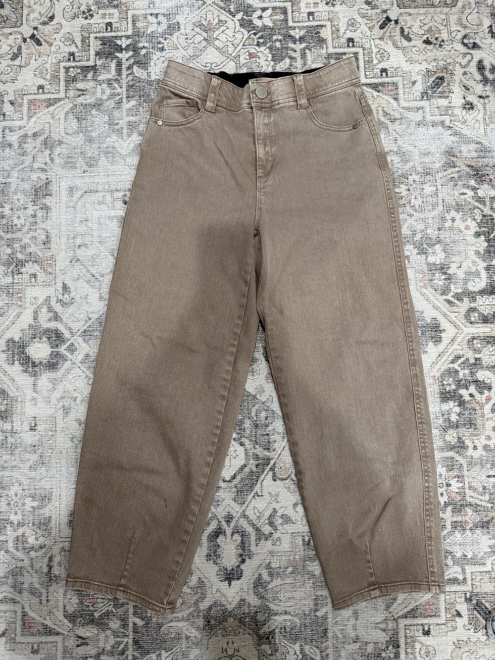 Democracy Taupe High-Rise Jeans